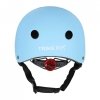 Kask rowerowy dla dziecka  dziecięcy regulowany LED M 55-58cm niebieski